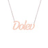 Gold Name Necklace - Dolev